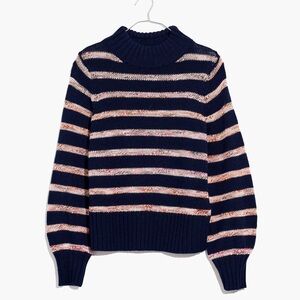 Madewell | Striped Mockneck Sweater
